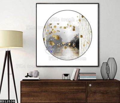 File gốc File tranh hiện đại pha lê gương HD12538 (trang trí) phòng ngủ