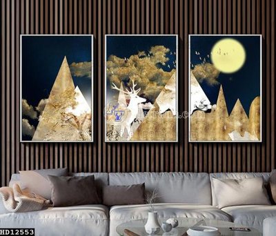 File in mica File tranh hiện đại pha lê gương HD12553 (bản gốc) sắc sảo