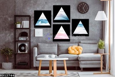 File gốc File tranh hiện đại pha lê gương HD12744 (ảnh chi tiết) để in lụa