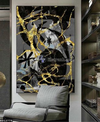 File gốc File tranh hiện đại pha lê gương HD12778 (in tráng gương) hiện đại