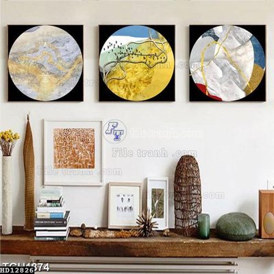 File gốc File tranh hiện đại pha lê gương HD12826 (PNG) không nền chất lượng