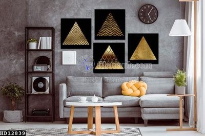 File PSD File tranh hiện đại pha lê gương HD12839 (bản gốc) đã tách nền