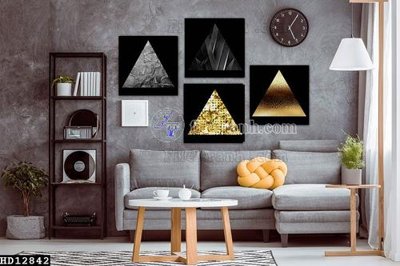 File in ấn File tranh hiện đại pha lê gương HD12842 (bản gốc) từ file gốc