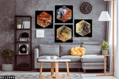 File tranh in mica File tranh hiện đại pha lê gương HD12888 (độ phân giải cao)