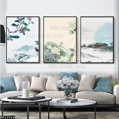 Chi tiết file gốc File tranh hiện đại pha lê gương HD12924 (cho in tráng gương)