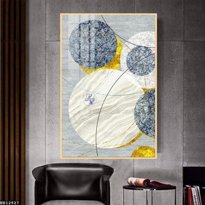 File in trần File tranh hiện đại pha lê gương HD12927 (file gốc) xuyên sáng