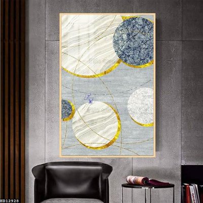 File ảnh File tranh hiện đại pha lê gương HD12928 (gốc) in decal dán tường