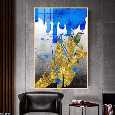 File tranh File tranh hiện đại pha lê gương HD12995 (bản gốc) treo quán cafe