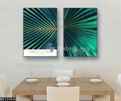 File in ấn File tranh hiện đại pha lê gương HD13069 (bản gốc) sắc nét