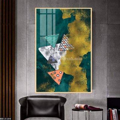 Tải file PSD File tranh hiện đại pha lê gương HD13106 (nguyên layer) để in