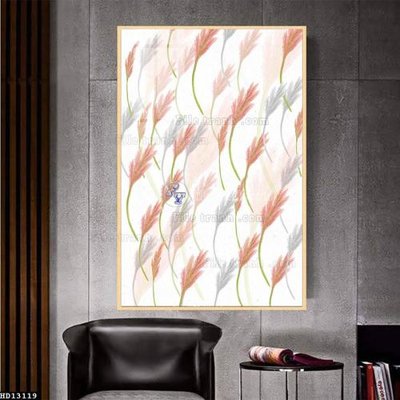 File gốc File tranh hiện đại pha lê gương HD13119 (ảnh chi tiết) để in trần