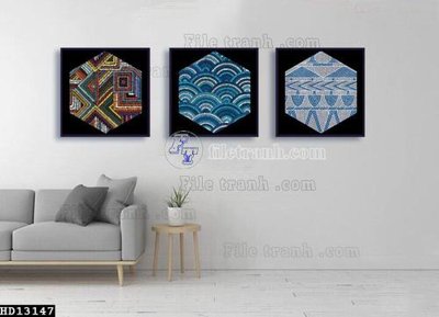 File gốc File tranh hiện đại pha lê gương HD13147 (in tráng gương) hiện đại