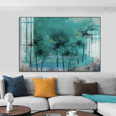 Ảnh gốc File tranh hiện đại pha lê gương HD13194 (nét căng) in mica