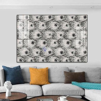 File in ấn File tranh hiện đại pha lê gương HD13208 (bản gốc) sắc nét