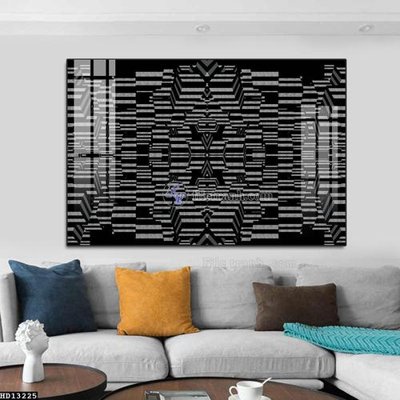 File ảnh File tranh hiện đại pha lê gương HD13225 (gốc) dùng in Pano
