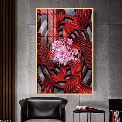 File tranh quảng cáo File tranh hiện đại pha lê gương HD13243 (download file gốc)