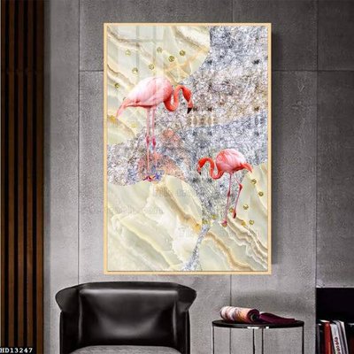 File tranh gốc File tranh hiện đại pha lê gương HD13247 (bản quyền) file PSD