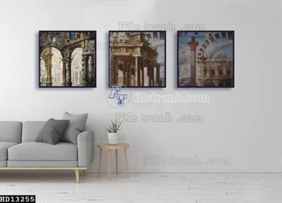 File PSD File tranh hiện đại pha lê gương HD13255 (nguyên gốc) chất lượng cao