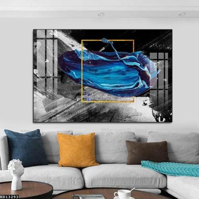 Tải file File tranh hiện đại pha lê gương HD13293 (PSD) cho in tranh 3D