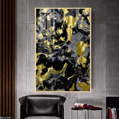 File in ấn File tranh hiện đại pha lê gương HD13298 (bản gốc) từ file gốc