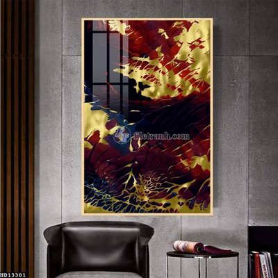 File ảnh File tranh hiện đại pha lê gương HD13301 (gốc) in standee