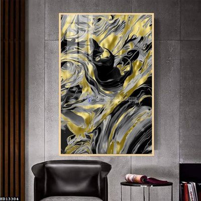 File gốc File tranh hiện đại pha lê gương HD13304 (phiên bản chuẩn) để in ấn