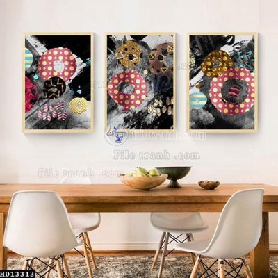 File gốc File tranh hiện đại pha lê gương HD13313 (thiết kế) độc quyền