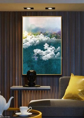 File in ấn File tranh hiện đại pha lê gương HD13341 (bản gốc) sắc nét