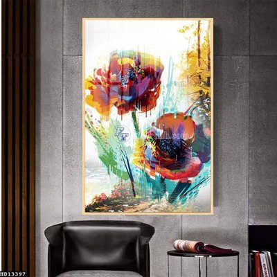 File tranh File tranh hiện đại pha lê gương HD13397 (gốc) chủ đề tĩnh vật