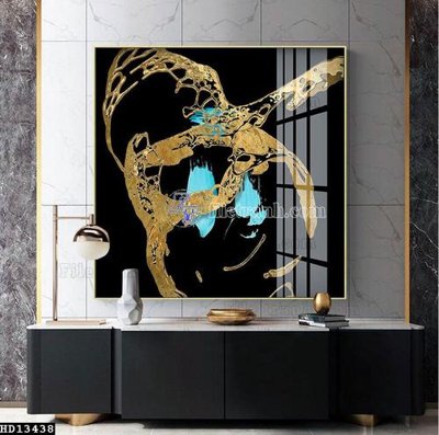 Tải file File tranh hiện đại pha lê gương HD13438 (gốc) làm tranh treo tường