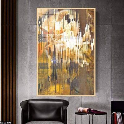 File gốc in mica File tranh hiện đại pha lê gương HD13495 chất lượng