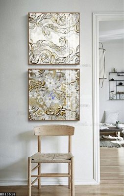 File gốc File tranh hiện đại pha lê gương HD13518 (trang trí) phòng trẻ em