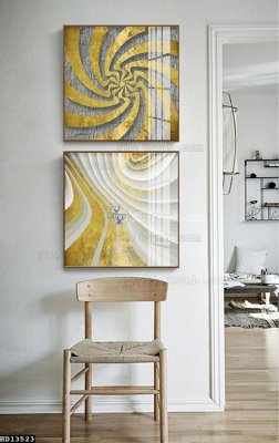 Download file gốc File tranh hiện đại pha lê gương HD13523 (in mica) trang trí