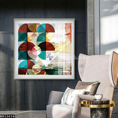 File gốc File tranh hiện đại pha lê gương HD13634 (thiết kế) cho in ấn