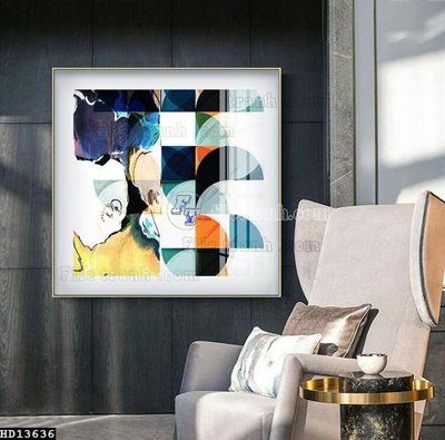 File tranh trang trí File tranh hiện đại pha lê gương HD13636 (file gốc)