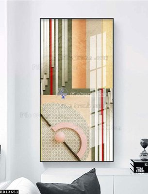 Tải file File tranh hiện đại pha lê gương HD13651 (gốc) làm file quảng cáo