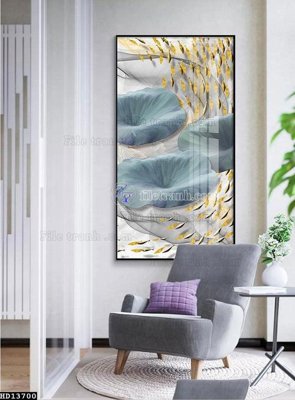 Tải file File tranh hiện đại pha lê gương HD13700 (gốc) làm tranh trang trí