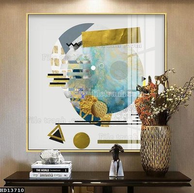 File gốc File tranh hiện đại pha lê gương HD13710 (trang trí) phòng trẻ em