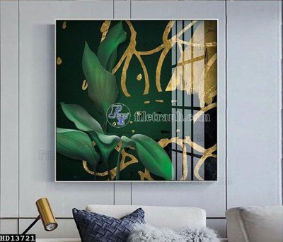 Hình ảnh file gốc File tranh hiện đại pha lê gương HD13721 cho in UV