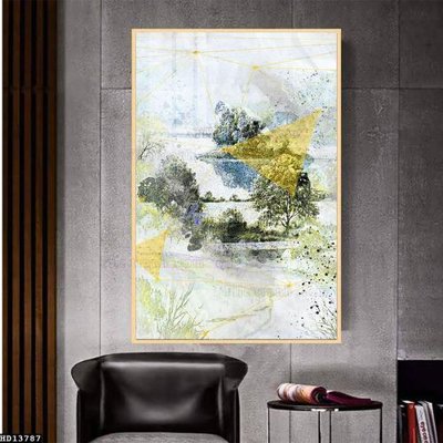 File gốc File tranh hiện đại pha lê gương HD13787 (phong cách) cổ điển