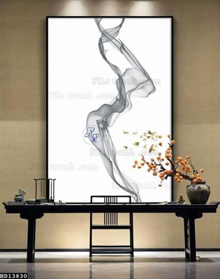 File in mica File tranh hiện đại pha lê gương HD13830 (bản gốc) siêu trong