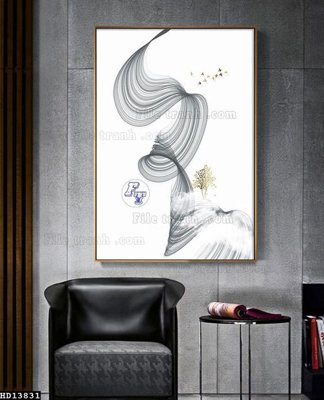 File gốc File tranh hiện đại pha lê gương HD13831 (phong cách) châu Âu