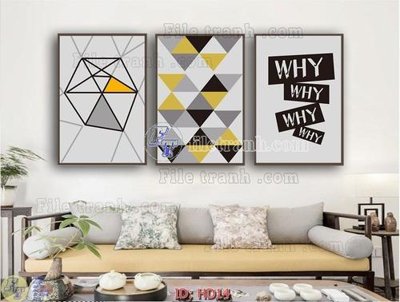 File gốc in tráng gương File tranh hiện đại HD14 chi tiết