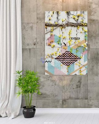 File tranh File bộ tranh treo hiện đại HD14013 (gốc) phong cách tối giản