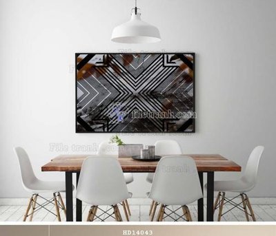 File tranh File bộ tranh treo hiện đại HD14043 (file gốc) chuẩn màu in