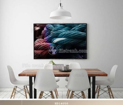 File in trần File bộ tranh treo hiện đại HD14050 (bản gốc 3D) sống động