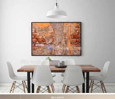 File gốc File bộ tranh treo hiện đại HD14053 (in lụa) tranh mã đáo