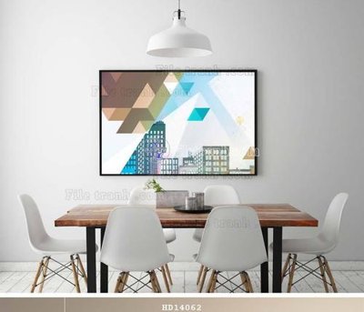 Tải xuống file tranh gốc File bộ tranh treo hiện đại HD14062 (PSD/TIFF)