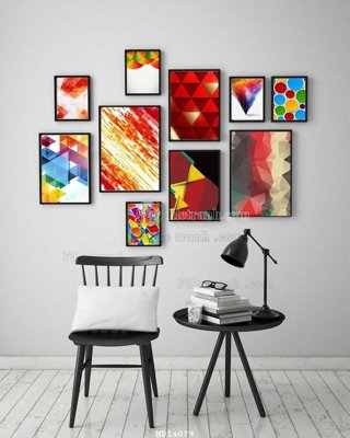 File tranh File bộ tranh treo hiện đại HD14079 (ảnh gốc) in trần xuyên sáng