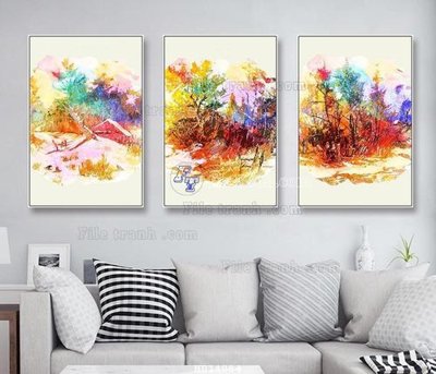 File tranh File bộ tranh treo hiện đại HD14084 (ảnh gốc) độ nét vượt trội